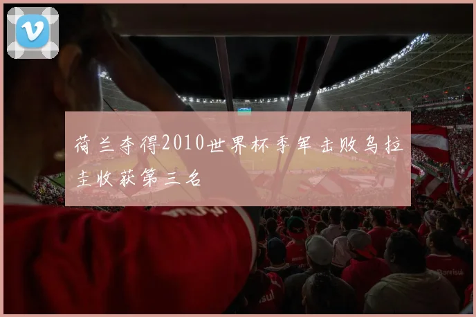 荷兰夺得2010世界杯季军击败乌拉圭收获第三名